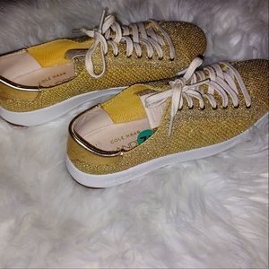 Cole Haan Grandpro Glitter Metallic Sneaker Size 7.5